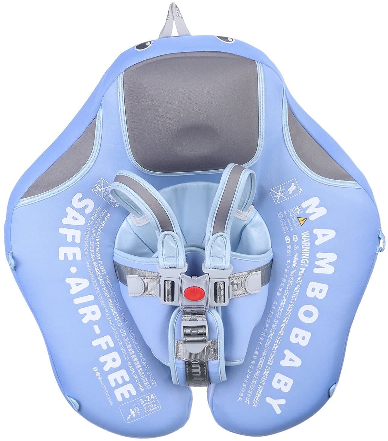 Flotteur Bébé Piscine Sécurisé Anti-UV Toit Amovible