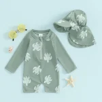 Rash guard garçon bébé manches longues protection UV plage