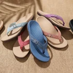 Tongs femme été confort antidérapant semelle orthopédique plage légères