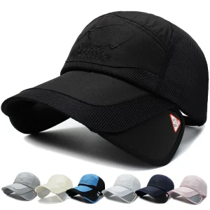 Casquette baseball respirante séchage rapide maille sport extérieur