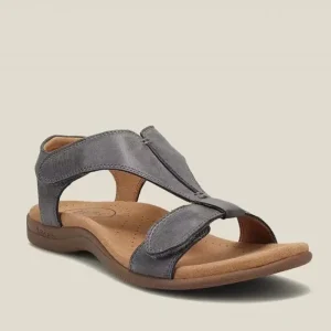 Sandales femme confort semelle ergonomique cuir marche orthopédique polyvalent
