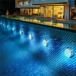 Lampe LED Submersible pour Piscine et Jardin Multicolore