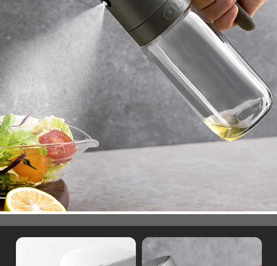 Pulvérisateur Huile Verre Borosilicate 250ml pour Cuisine Saine – Image 16