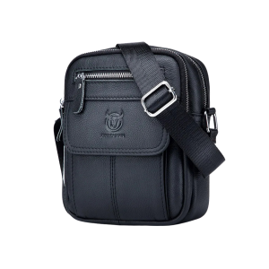 Sacoche homme cuir synthétique bandoulière réglable