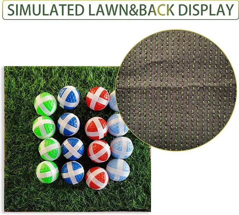Jeu de golf portable intérieur extérieur avec tapis cible – Image 12