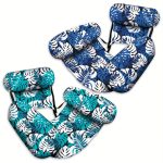 Matelas gonflable PVC durable motif tropical piscine