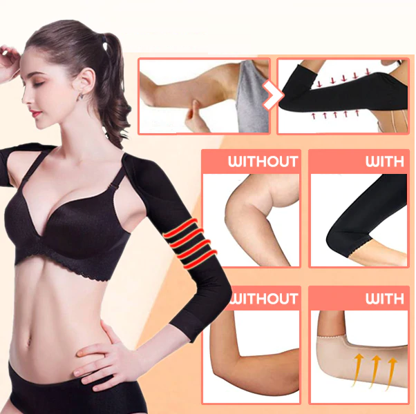 Manches Gainantes Bras & Correcteur Posture Invisible – Image 3