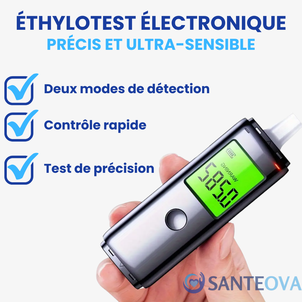 Ethylotest Électronique Portable USB pour Prévention Alcool – Image 2