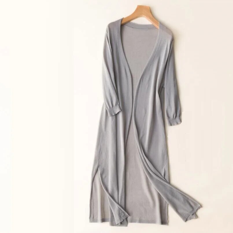 Gilet maille femme élégant chaud automne – Image 5