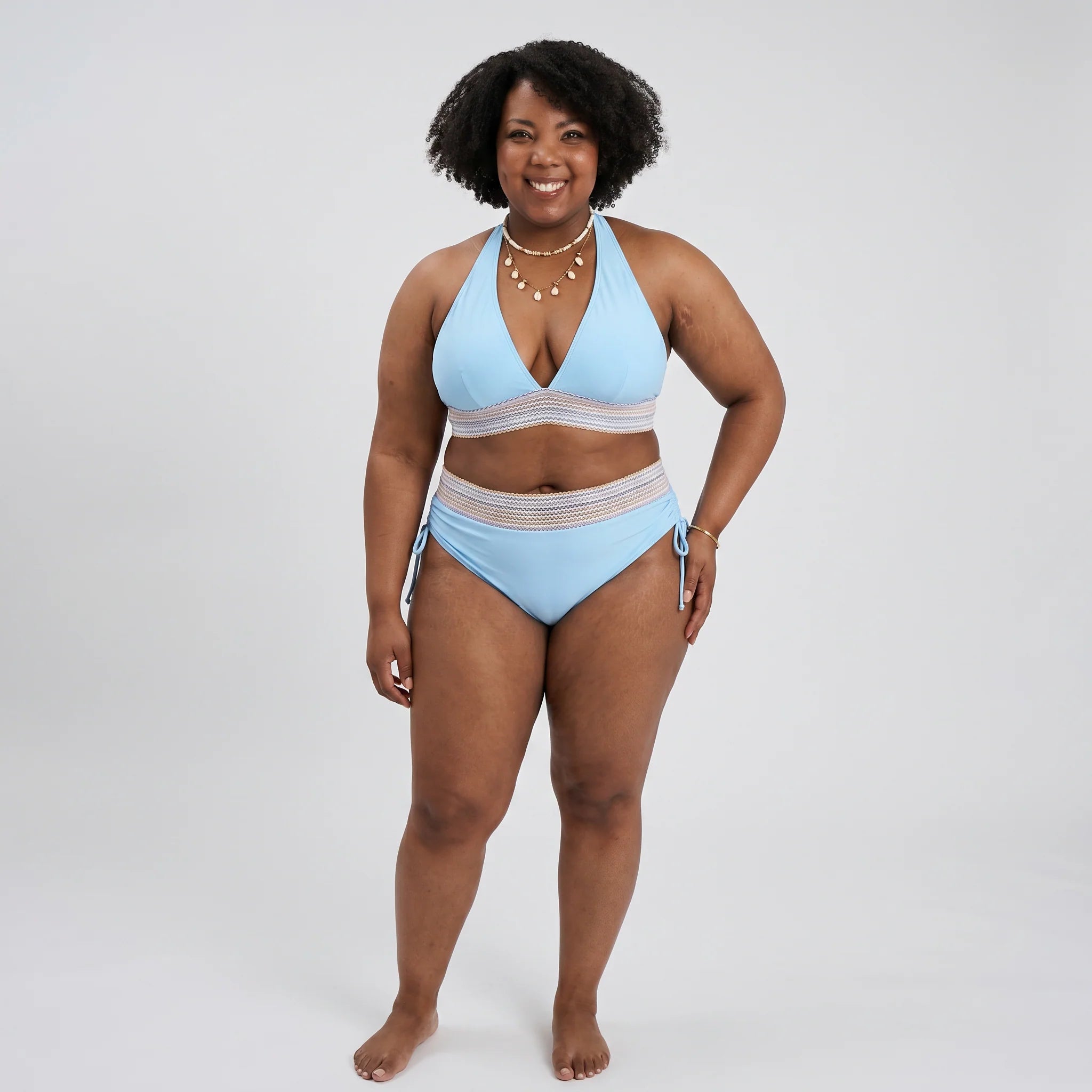 Bikini femme sans armature tissu extensible ventre plat – Image 4