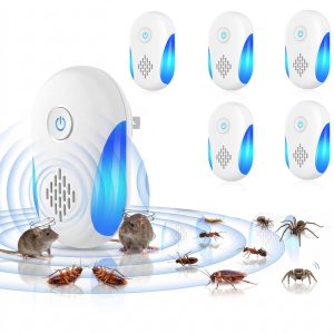 Répulsif Ultrasonique Double Fréquence Maison Lot de 6