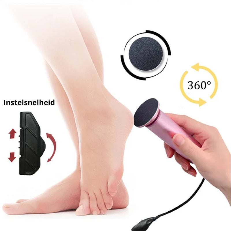 Ponceuse Pieds Électrique Anti-Callosités Professionnel Domicile – Image 2