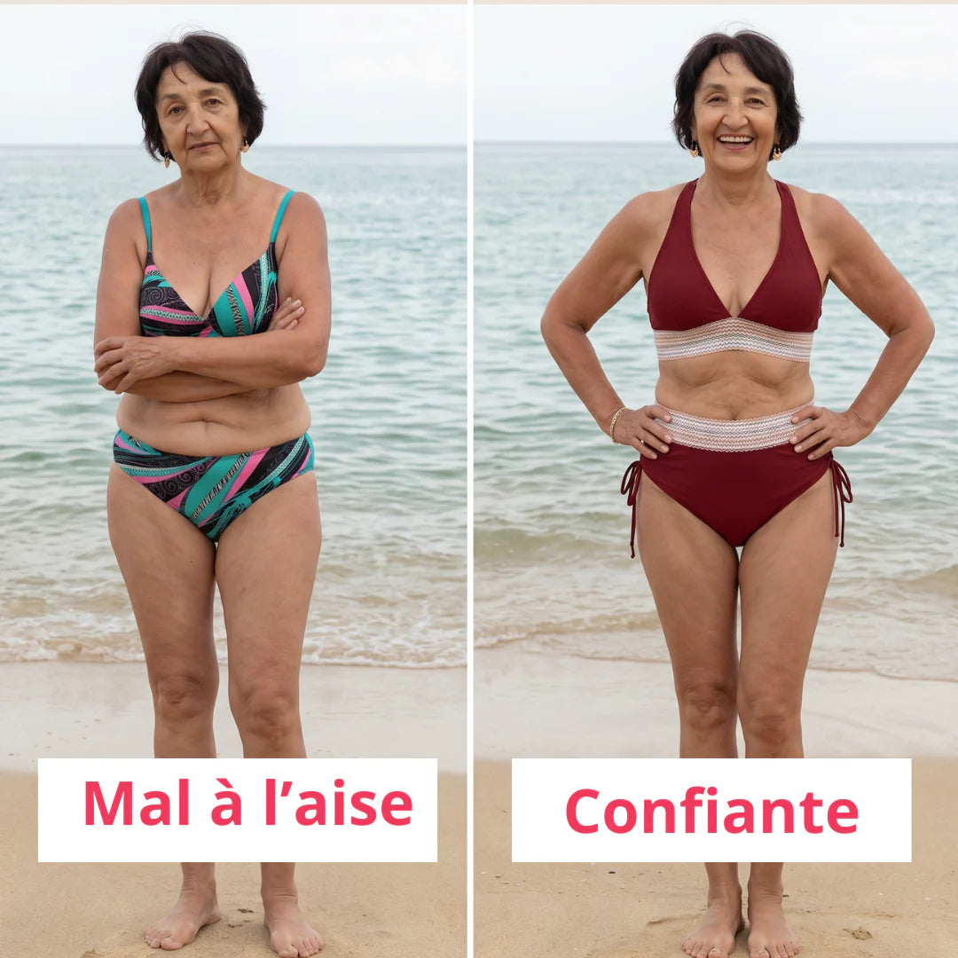 Bikini femme sans armature tissu extensible ventre plat – Image 10