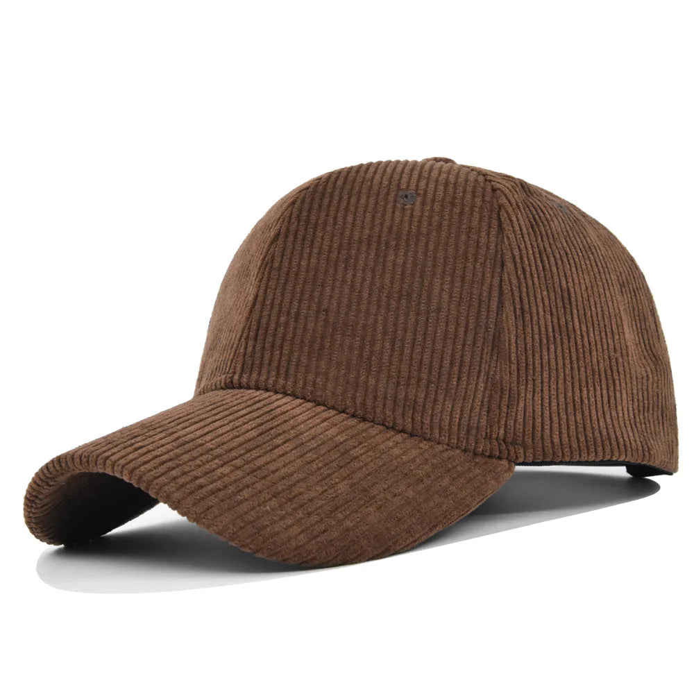 Casquette Baseball Côtelée Unisexe Visière Courbée Réglable – Image 11