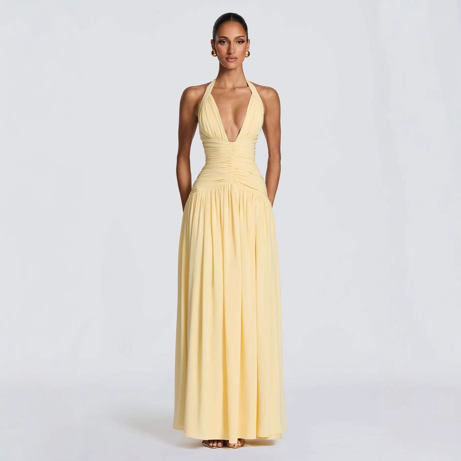 Robe femme tissu doux léger pour occasions spéciales – Image 5