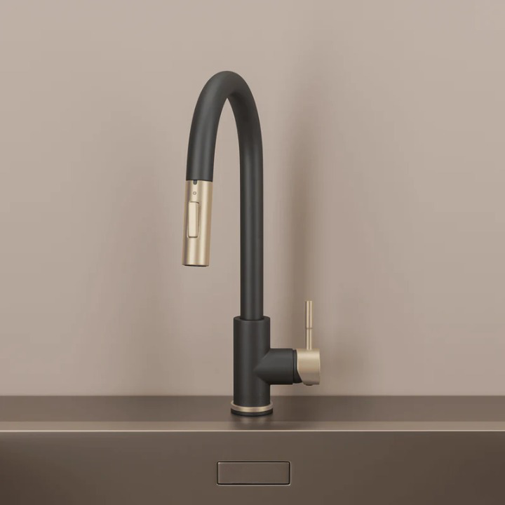 Robinet de cuisine tactile col de cygne acier inoxydable – Image 7