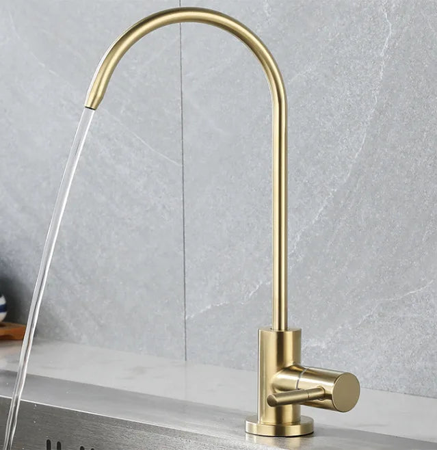 Robinet cuisine acier 304 pour eau purifiée 360° – Image 4