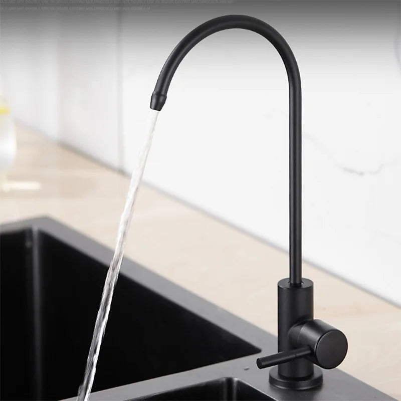 Robinet cuisine acier 304 pour eau purifiée 360° – Image 2