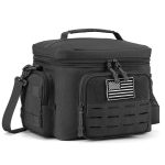 Sac Glacière Isotherme 13L – Lunch Box MOLLE Étanche Noir