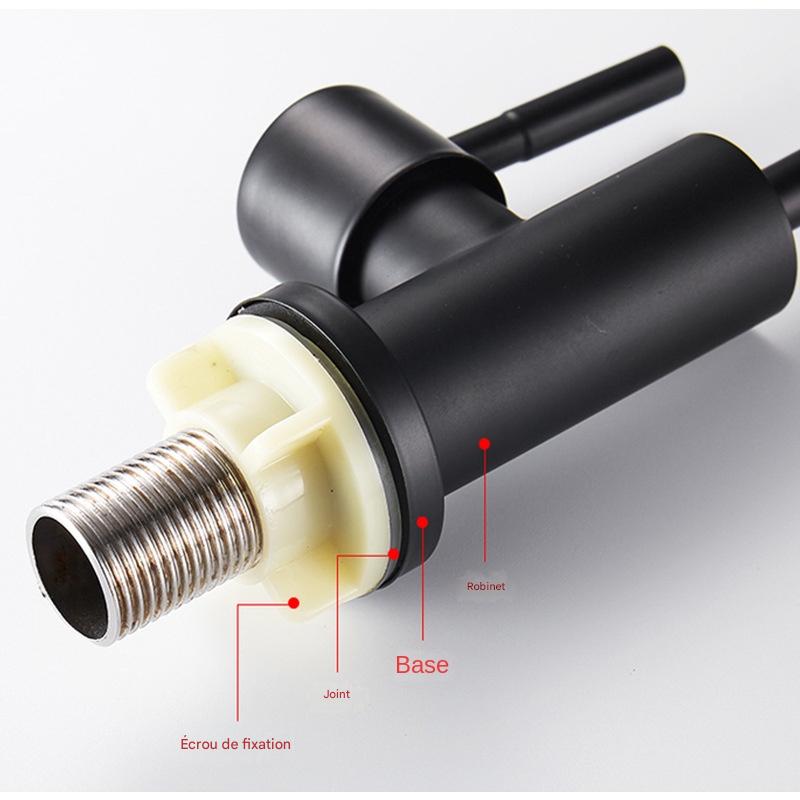 Robinet cuisine acier 304 pour eau purifiée 360° – Image 11