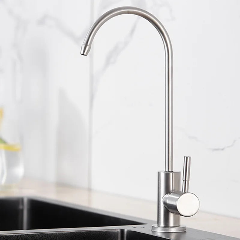 Robinet cuisine acier 304 pour eau purifiée 360° – Image 5