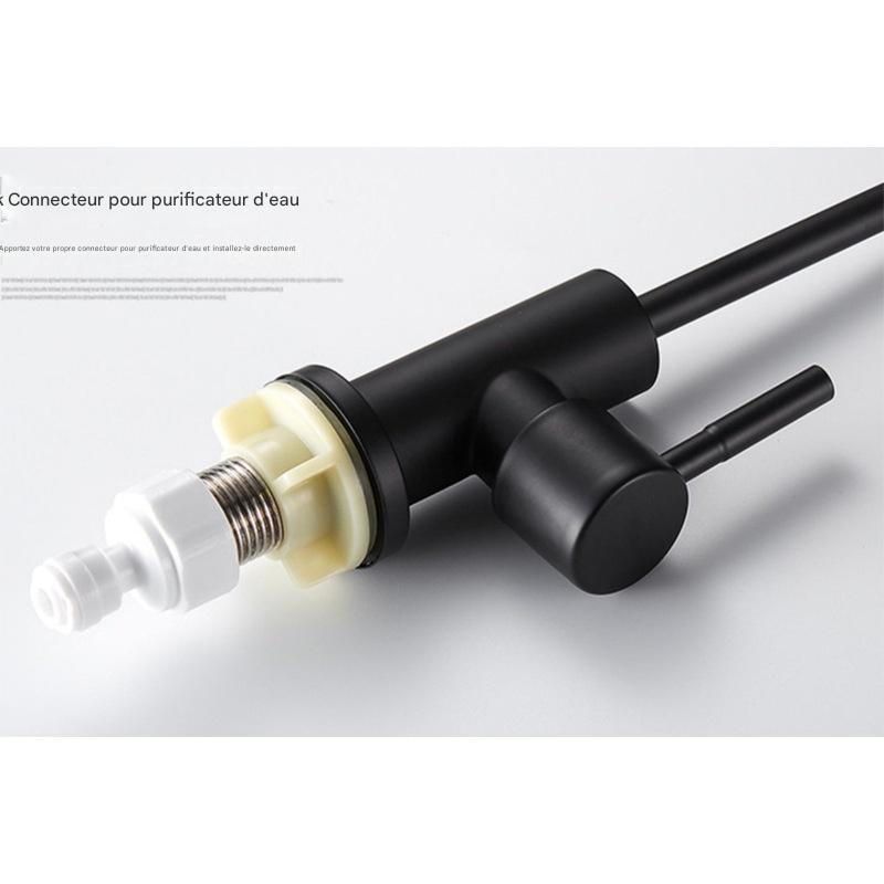 Robinet cuisine acier 304 pour eau purifiée 360° – Image 12
