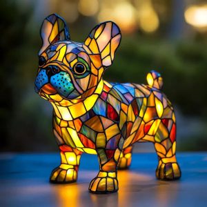 Lampe de table LED artisanale rechargeable USB