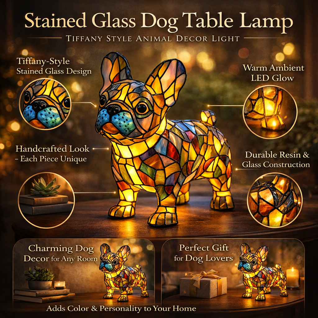 Lampe de table LED artisanale rechargeable USB – Image 17