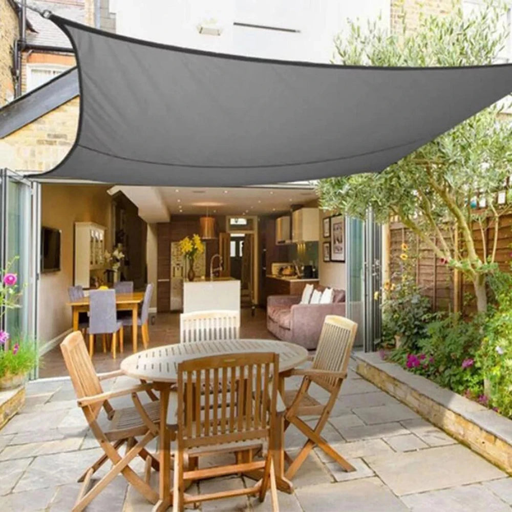 Voile d'ombrage anti-UV déperlant pour jardin et terrasse – Image 4