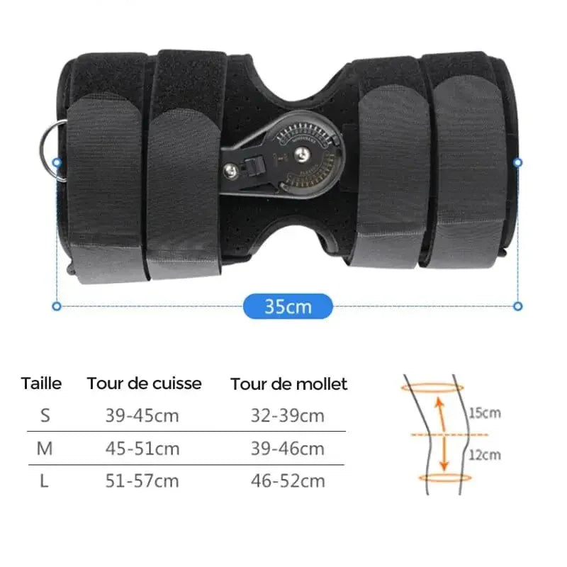 Genouillère articulée semi-rigide douleurs gonarthrose – Image 6
