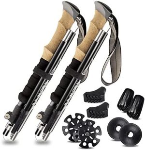 Bâtons de randonnée soulagent les articulations tout-terrain