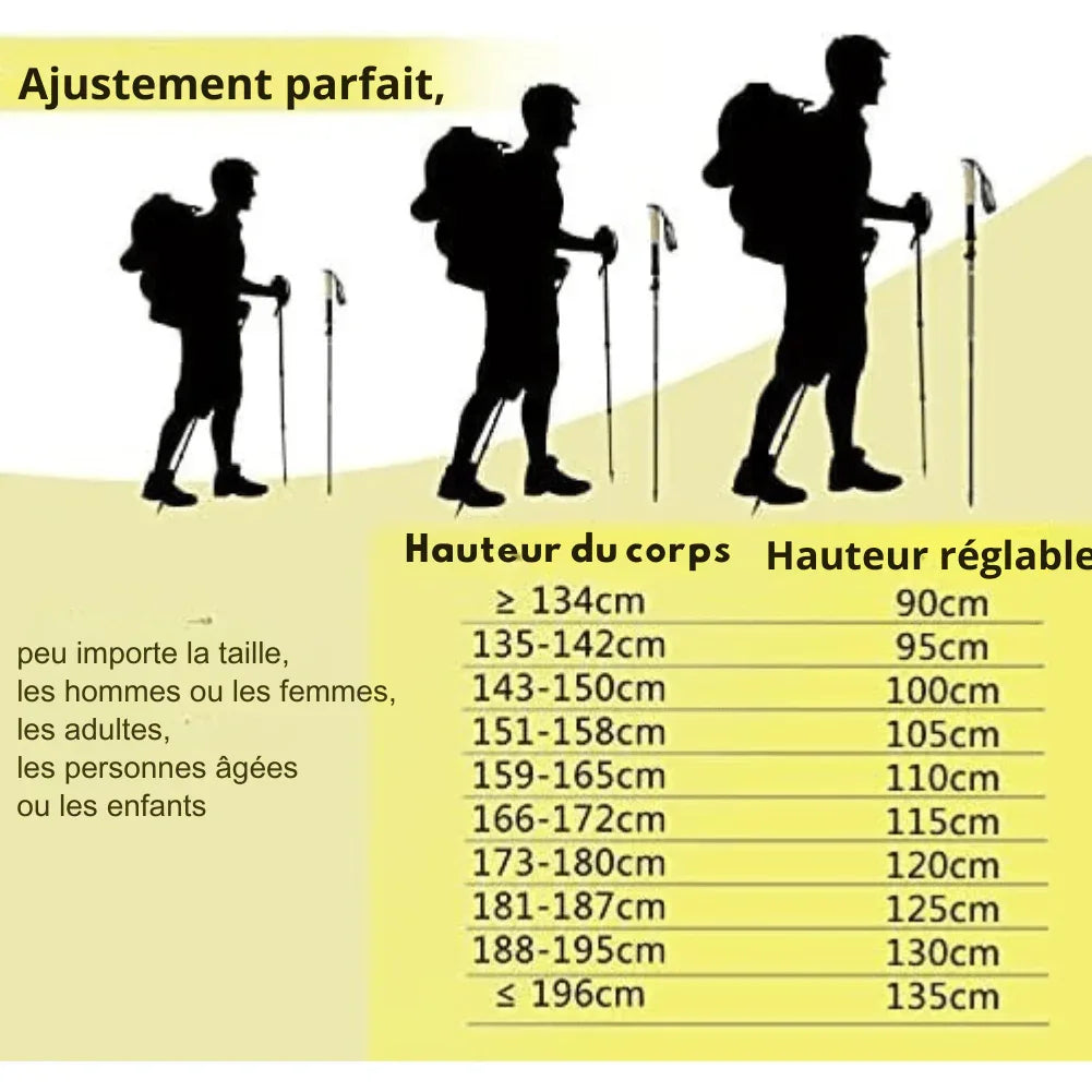Bâtons de randonnée soulagent les articulations tout-terrain – Image 5