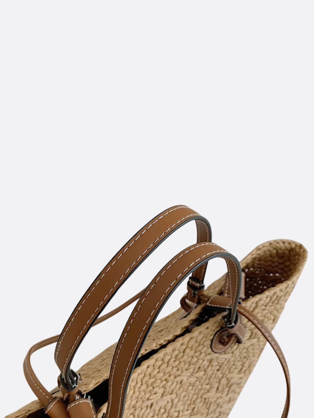 Grand Cabas Femme Paille Cuir pour Plage et Été – Image 6