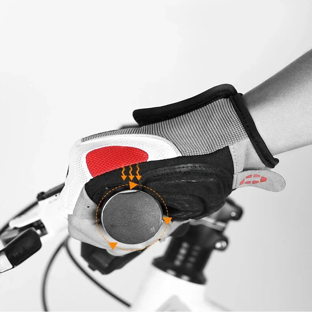 Gants Vélo Rembourrés Gel Anti-Choc Confort Route VTT – Image 6