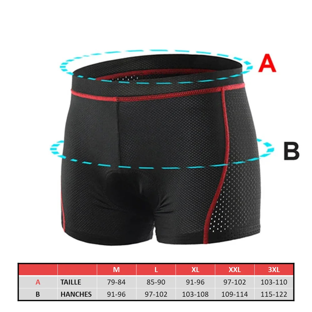 Cuissard vélo Gel 5D Homme Femme – short vélo – Image 11
