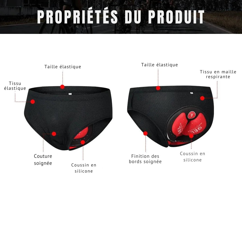 Cuissard vélo gel 5D respirant pour longues sorties – Image 6