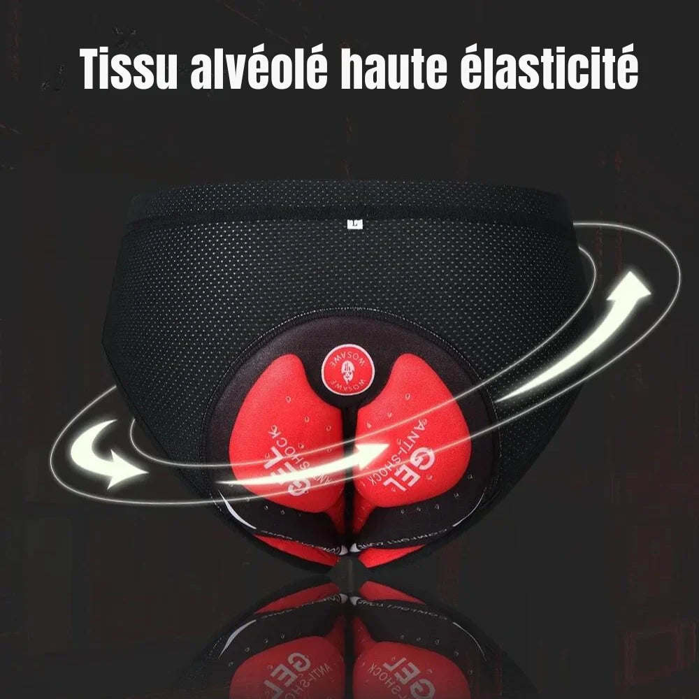 Cuissard vélo gel 5D respirant pour longues sorties – Image 3