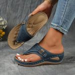 Sandales Compensées Ergonomiques pour Femme