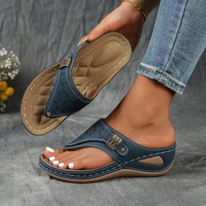 Sandales Compensées Ergonomiques pour Femme