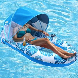 Fauteuil flottant adulte UPF50+ porte-téléphone ventilé