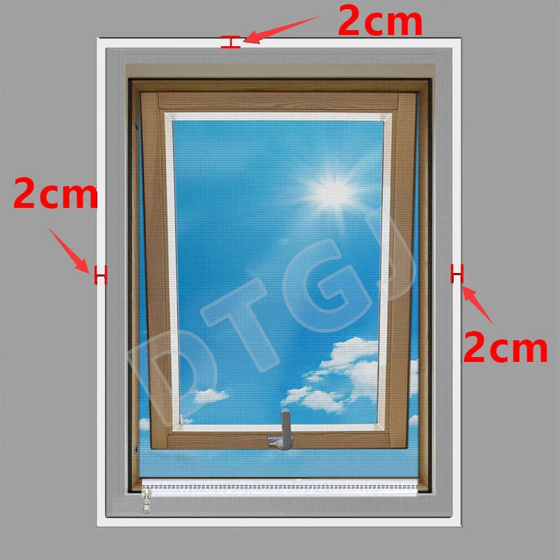 Moustiquaire Velux fixation auto-agrippante fibre de verre – Image 4
