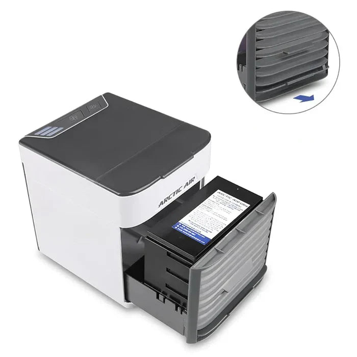 Mini Climatiseur Portable 3-en-1 Veilleuse 7 Couleurs – Image 3