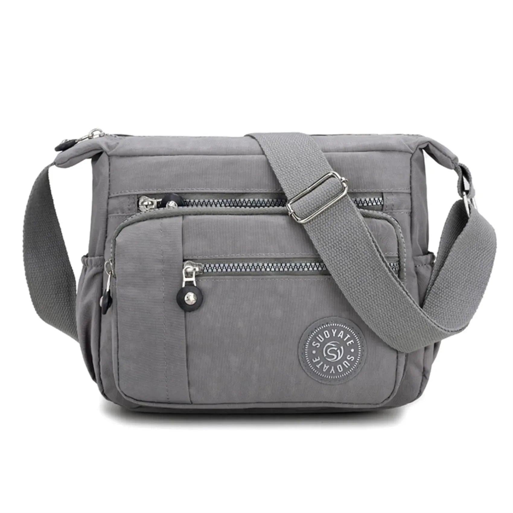 Sac femme bandoulière multiples poches organisé – Image 3