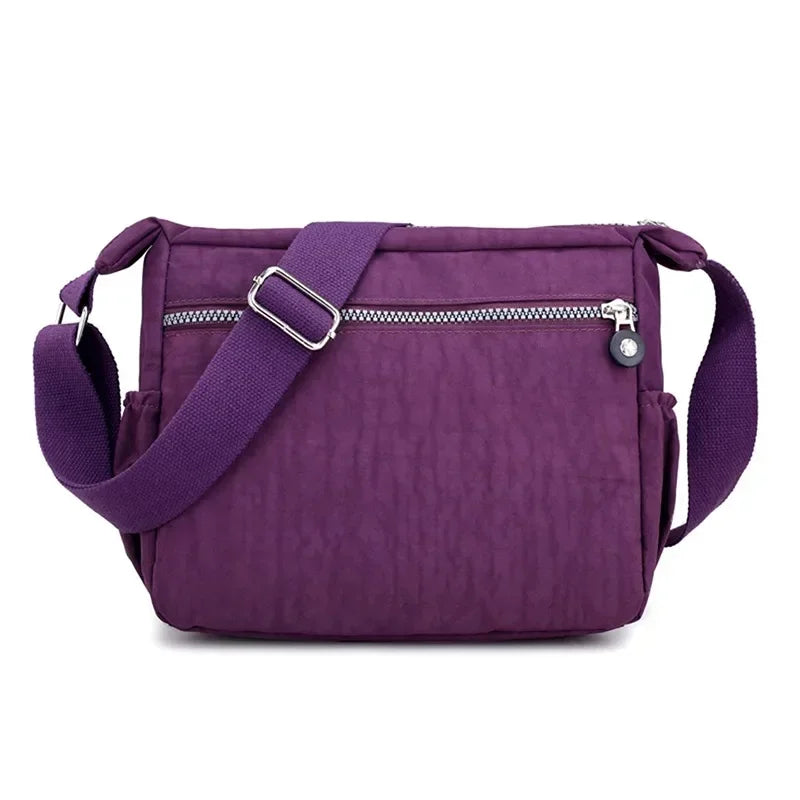 Sac femme bandoulière multiples poches organisé – Image 6