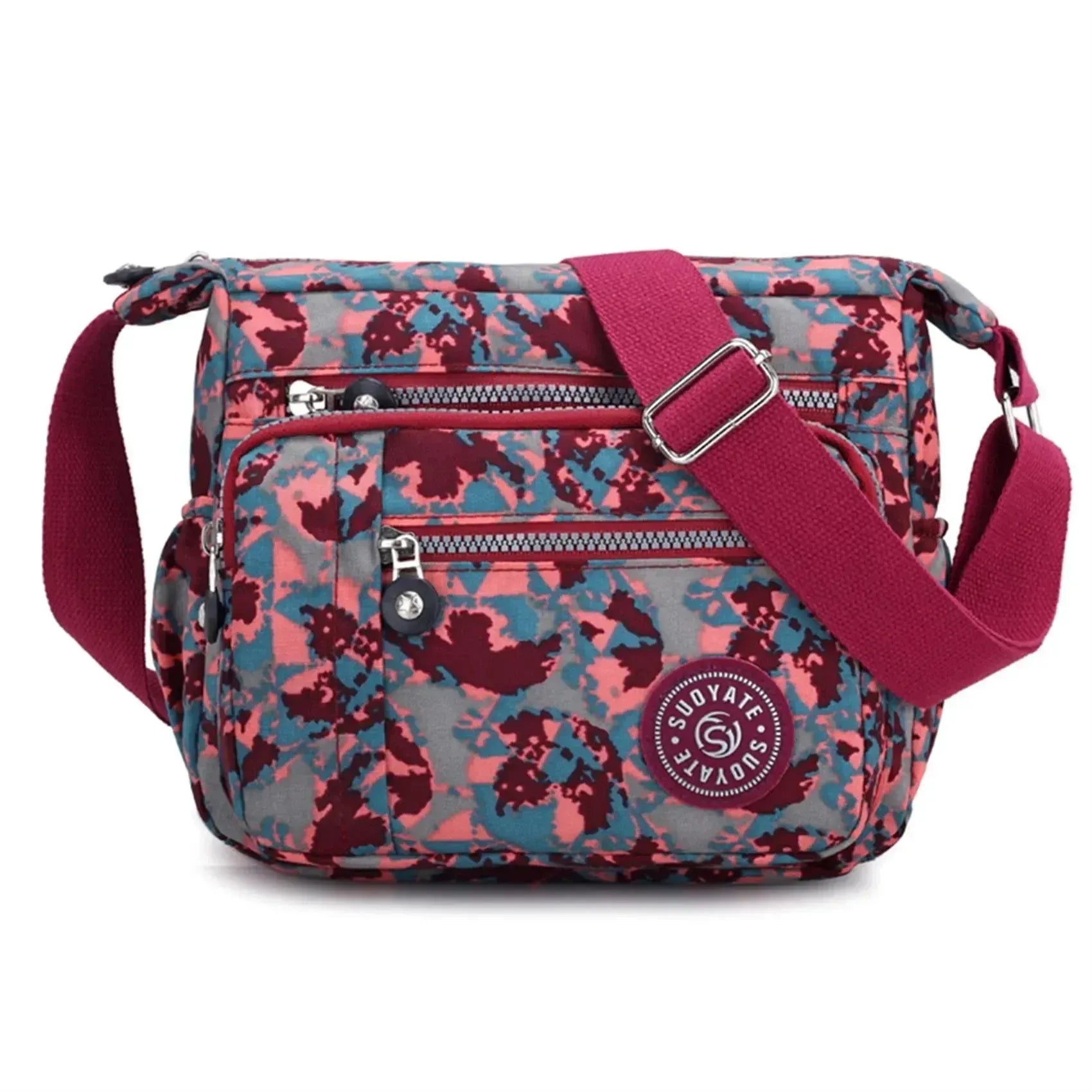 Sac femme bandoulière multiples poches organisé – Image 5