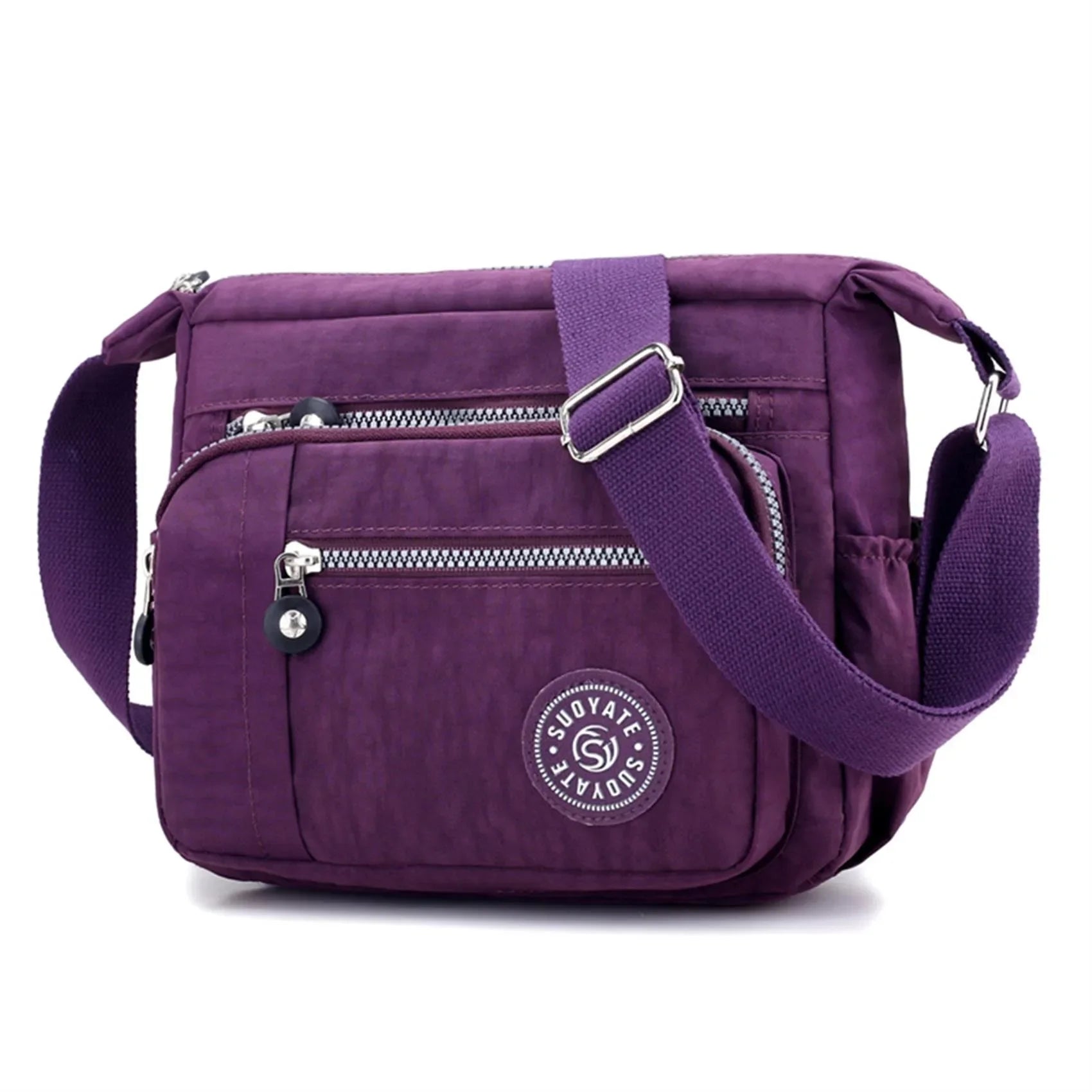 Sac femme bandoulière multiples poches organisé