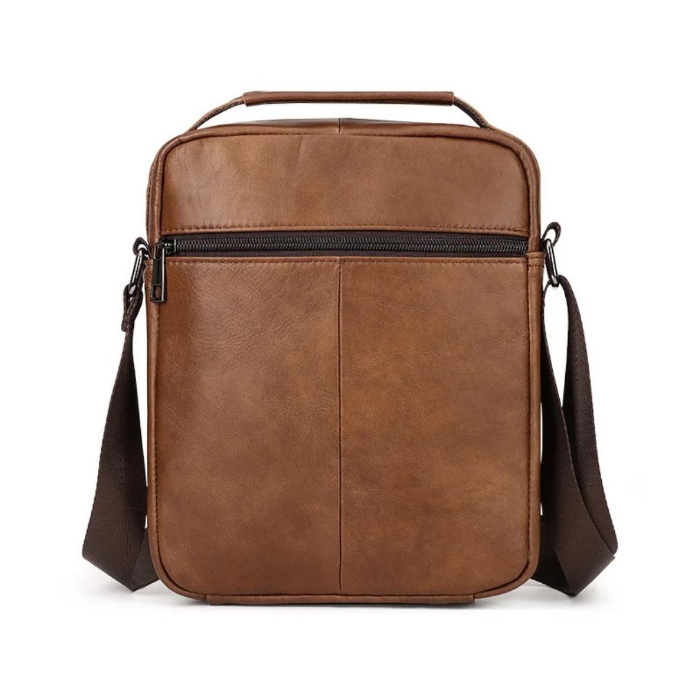 Sacoche homme cuir véritable pratique pour le quotidien – Image 5