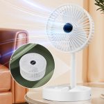 Ventilateur portable 24h autonomie support téléphone