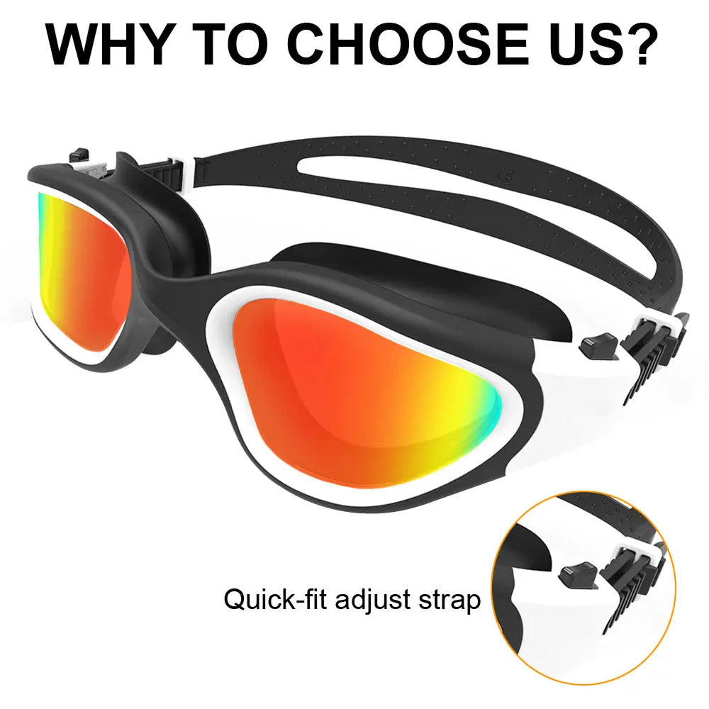 Lunettes de natation polarisées anti-buée vision panoramique – Image 11