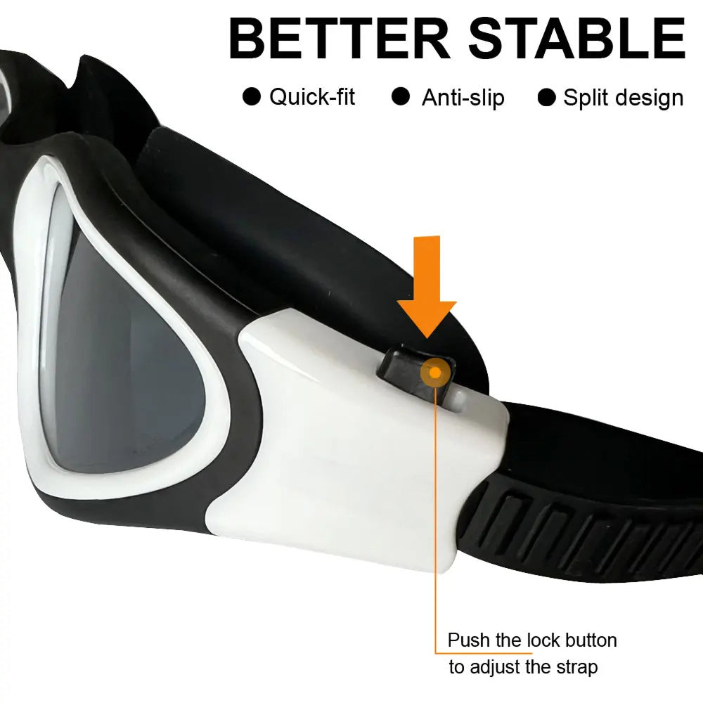 Lunettes de natation polarisées anti-buée vision panoramique – Image 12
